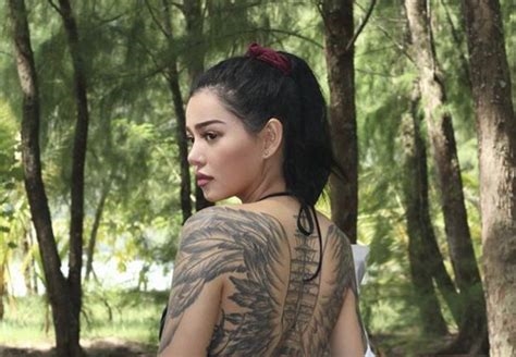 bella poarch chest tattoo nude